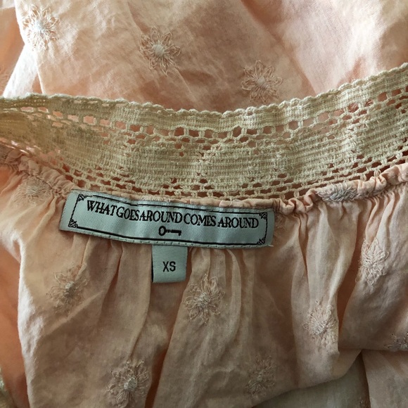 What Goes Around Comes Around Sleeveless Blouse. Sz xS - Picture 5 of 7